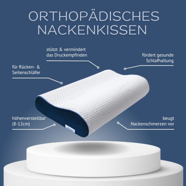 Orthopädisches Nackenkissen - Memory Foam